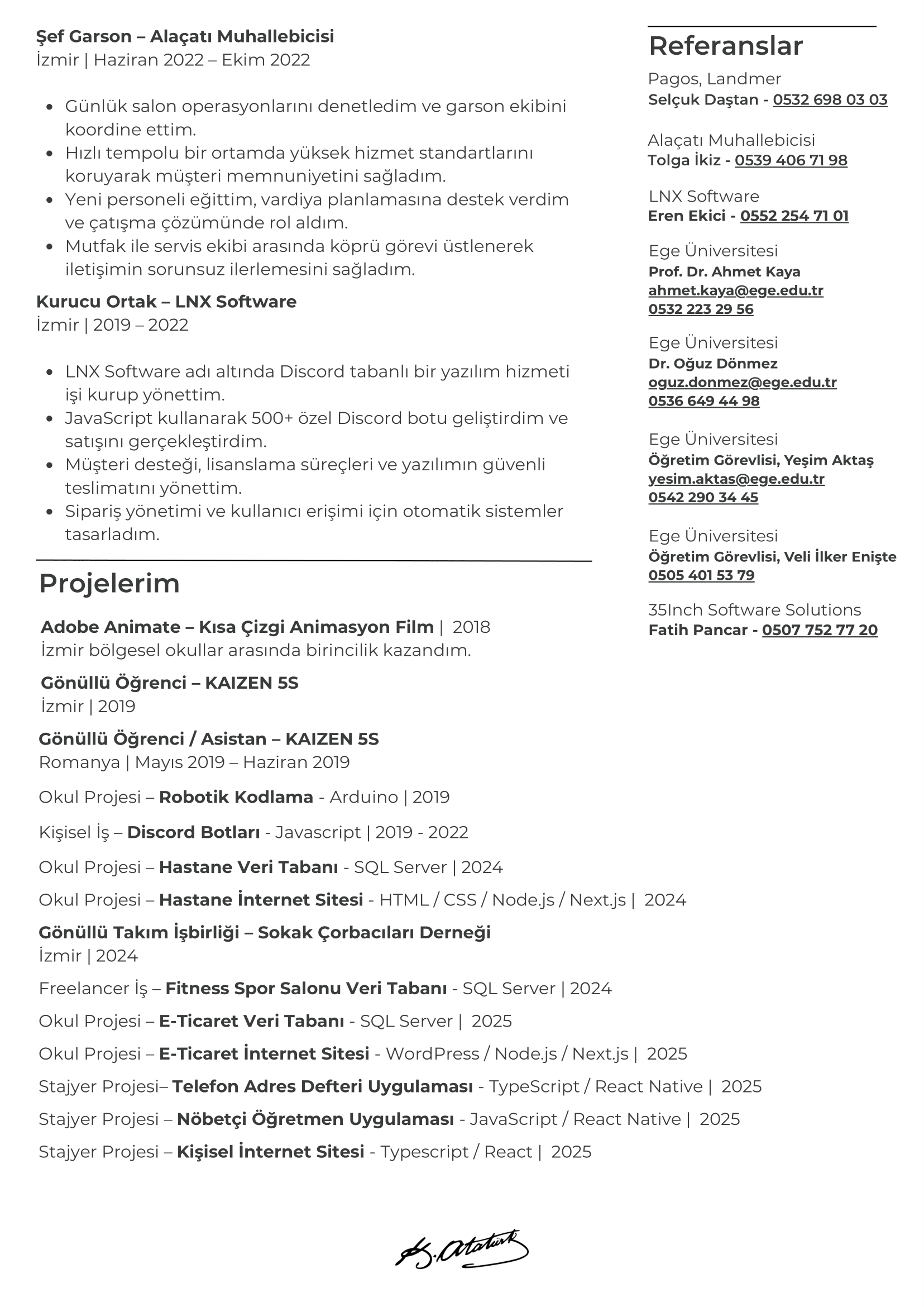 CV TR - Sayfa 2
